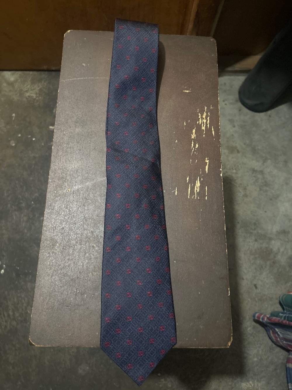 Gucci Mens Tie Blue/Red Sylbols
